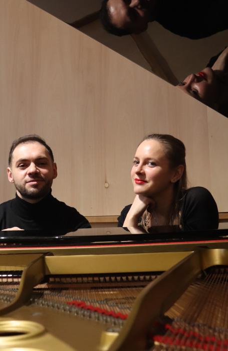 Concert de deux pianos au festival Cap Ferret Open